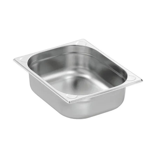 Bac Gastronorme GN 1/2 Basic Line - Profondeur 100 mm - Capacité 6,5 Litres