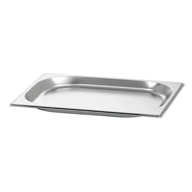 Bac Gastronorme GN 1/2 - Hauteur 20 mm - Capacité 1,6 L - Inox
