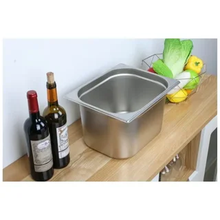 Bac Gastronorme GN 1/2 Inox Profondeur 20 cm - Capacité 12,5 Litres