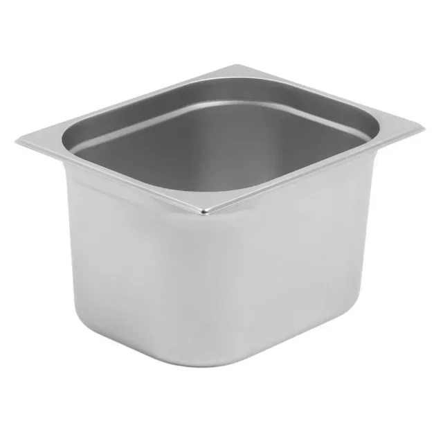 Bac Gastronorme GN 1/2 Inox Profondeur 20 cm - Capacité 12,5 Litres