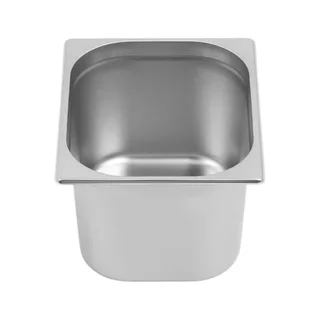 Bac Gastronorme GN 1/2 Inox Profondeur 20 cm - Capacité 12,5 Litres