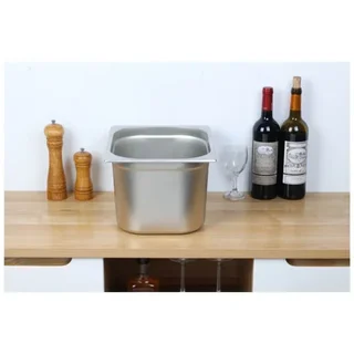 Bac Gastronorme GN 1/2 Inox Profondeur 20 cm - Capacité 12,5 Litres