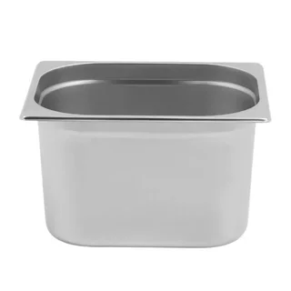 Bac Gastronorme GN 1/2 Inox Profondeur 20 cm - Capacité 12,5 Litres