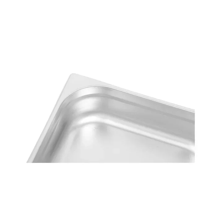 Gastronorm GN 1/2 Container Stainless Steel - Depth 10 cm - Capacity 6.5 Litres