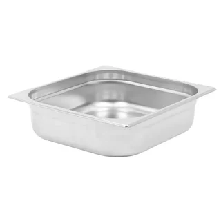 Gastronorm GN 1/2 Container Stainless Steel - Depth 10 cm - Capacity 6.5 Litres