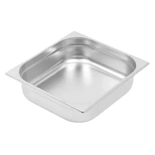 Gastronorm GN 1/2 Container Stainless Steel - Depth 10 cm - Capacity 6.5 Litres