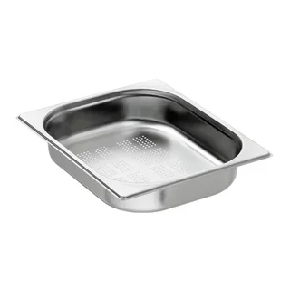 Bac Gastronorme GN 1/2 Perforé en Inox - Hauteur 65 mm - Capacité 4 Litres
