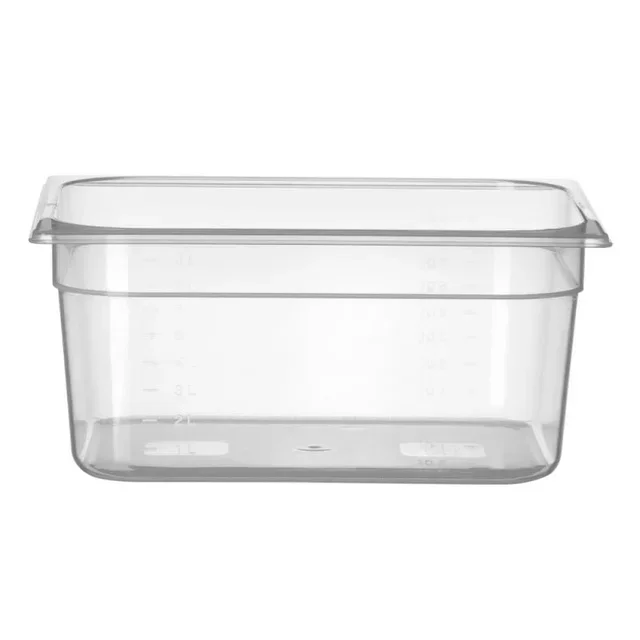 Bac Gastronorme GN 1/2 en Polypropylène Gradué - 150 mm de Profondeur - Capacité 9,5 Litres