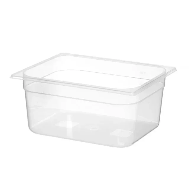 Bac Gastronorme GN 1/2 en Polypropylène Gradué - 150 mm de Profondeur - Capacité 9,5 Litres