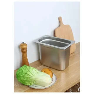 Bac Gastronorme GN 1/3 Inox - Hauteur 200 mm - Contenance 7,5 Litres