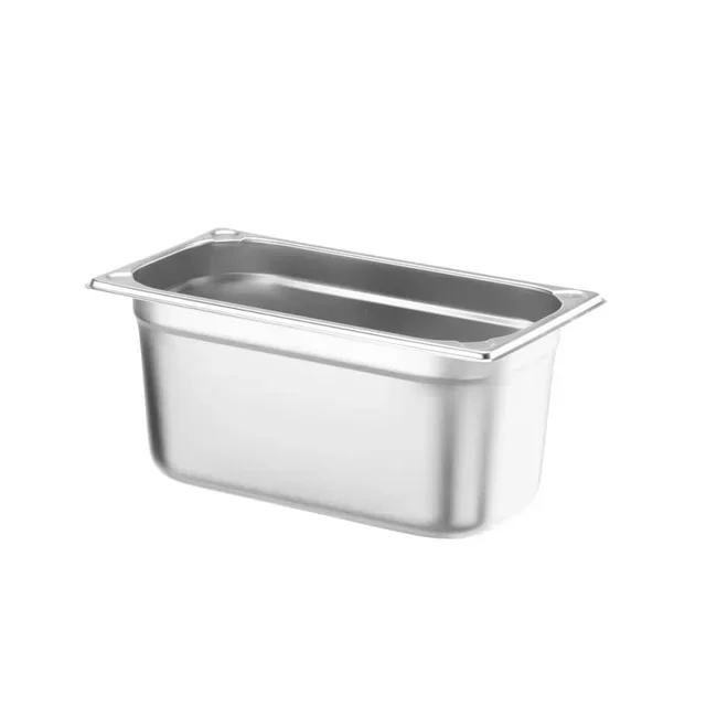 Bac Gastronorme GN 1/3 Kitchen Line 5,1 L Hauteur 150 mm - Conteneur Alimentaire Inox