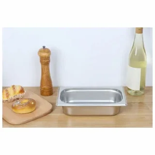 Gastronorm Container GN 1/4 Stainless Steel - Height 65 mm - Capacity 1.8 L