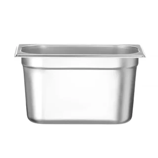Bac Gastronorme GN 1/4 Inox - Hauteur 150 mm - Capacité 4 Litres