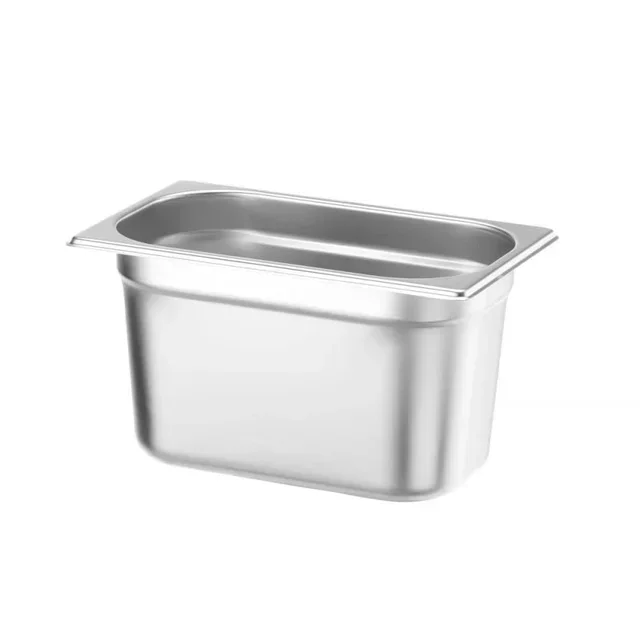 Bac Gastronorme GN 1/4 Inox - Hauteur 150 mm - Capacité 4 Litres