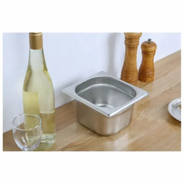 Bac Gastronorme GN 1/6 Inox Prof. 100 mm - Contenance 1,6 L