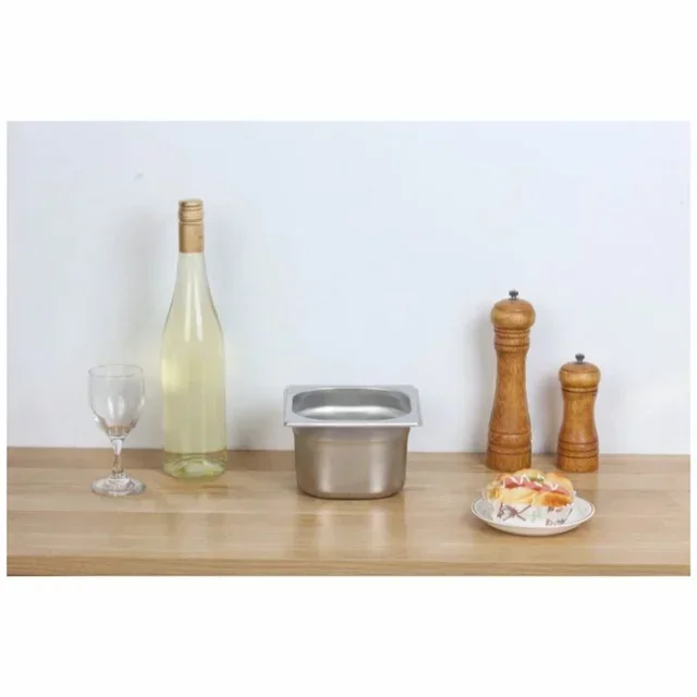 Bac Gastronorme GN 1/6 Inox Prof. 100 mm - Contenance 1,6 L