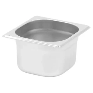 Bac Gastronorme GN 1/6 Inox Prof. 100 mm - Contenance 1,6 L