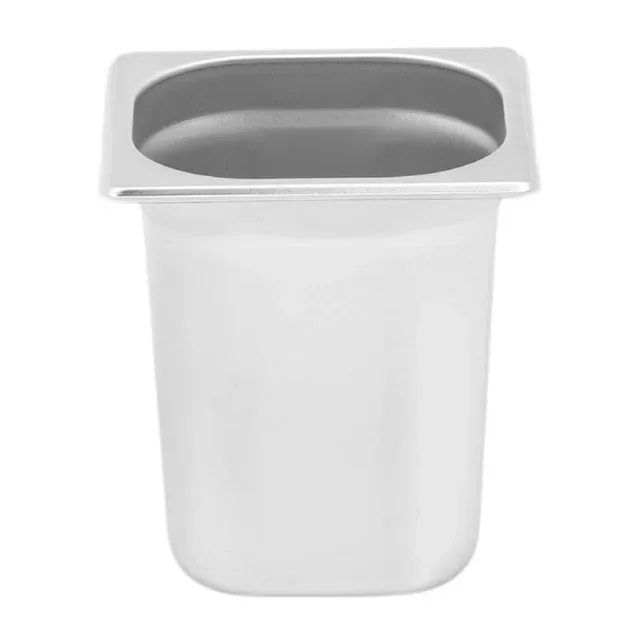 Bac Gastronorme GN 1/6 Inox - Hauteur 200 mm - Capacité 3,4 L