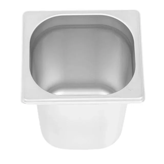 Bac Gastronorme GN 1/6 Inox - Hauteur 200 mm - Capacité 3,4 L