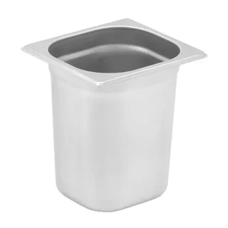 Bac Gastronorme GN 1/6 Inox - Hauteur 200 mm - Capacité 3,4 L