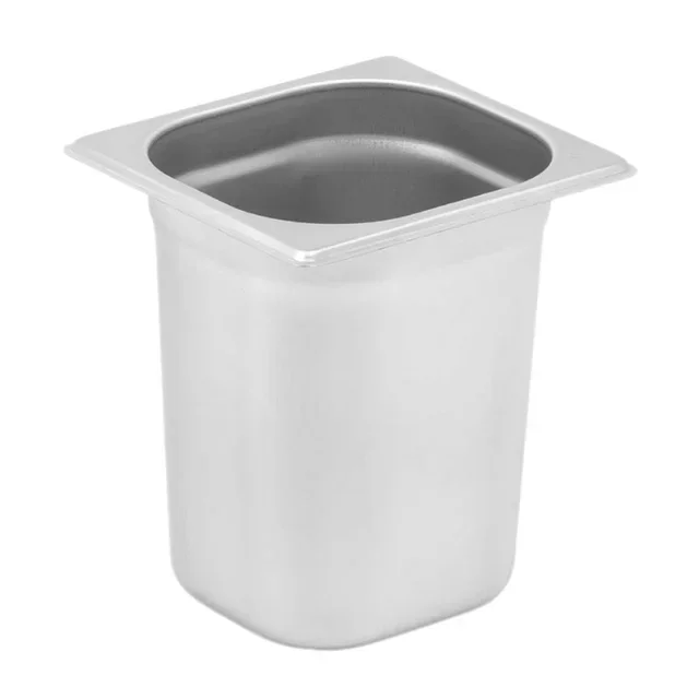 Bac Gastronorme GN 1/6 Inox - Hauteur 200 mm - Capacité 3,4 L