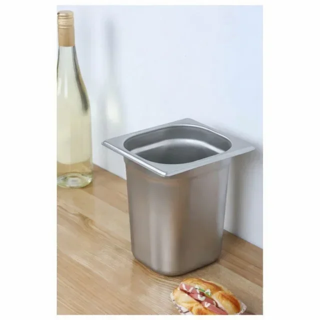 Bac Gastronorme GN 1/6 Inox - Hauteur 200 mm - Capacité 3,4 L