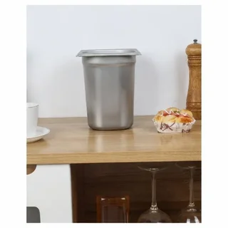 Bac Gastronorme GN 1/6 Inox - Hauteur 200 mm - Capacité 3,4 L