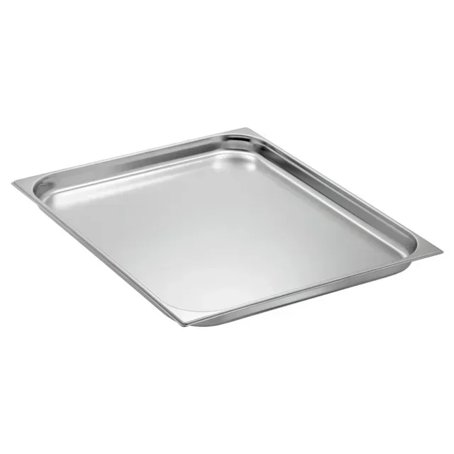 Bac Gastronorme GN 2/1 - P40 mm - Capacité 10 Litres - Inox