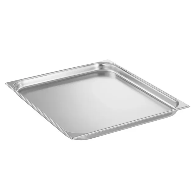 Bac Gastronorme GN 2/1 - P40 mm - Capacité 10 Litres - Inox