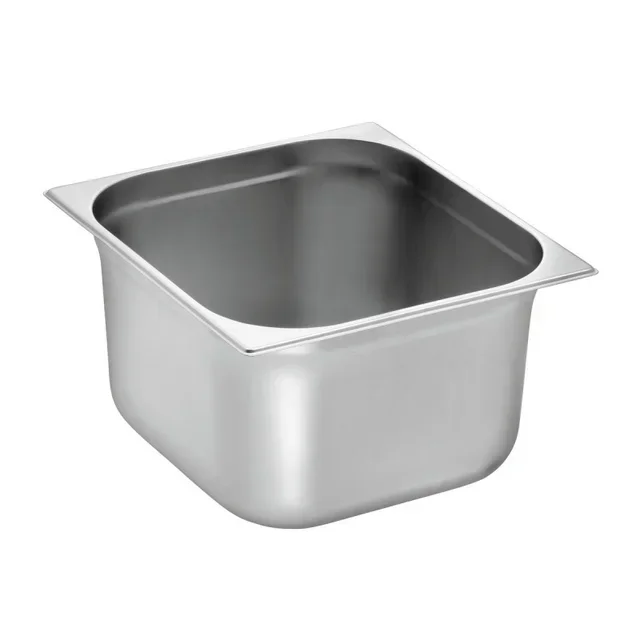 Bac Gastronorme GN 2/3 - 18 Litres - Hauteur 20 cm - Inox