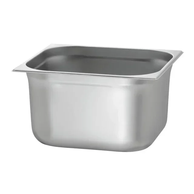 Bac Gastronorme GN 2/3 - 18 Litres - Hauteur 20 cm - Inox
