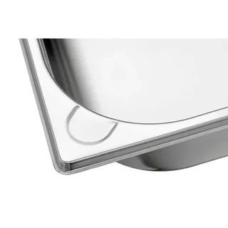 Bac Gastronorme GN 2/3 Basic Line - Profondeur 10 cm - Contenance 9 Litres