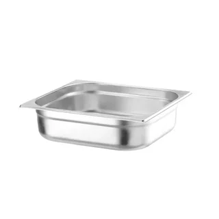 Bac Gastronorme GN 2/3 Inox - Hauteur 10 cm - Capacité 9 Litres