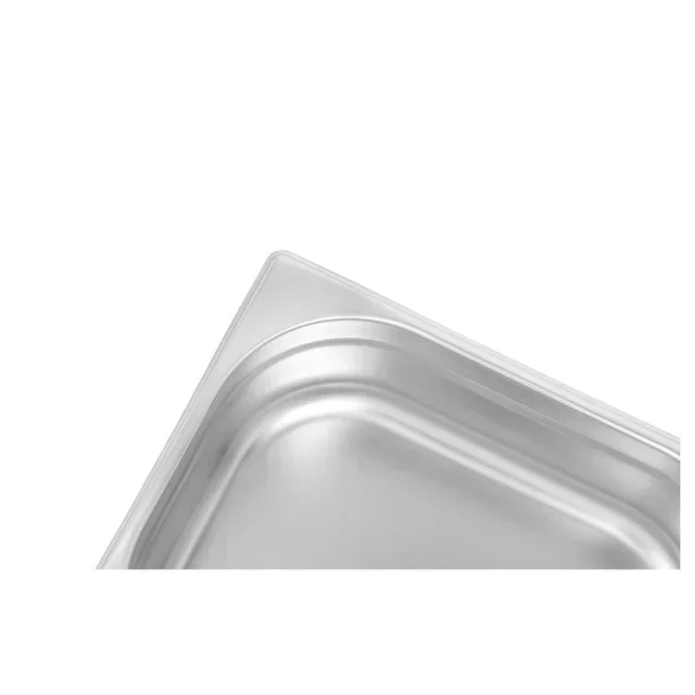 GN 2/3 Gastronorm Behälter Edelstahl - Höhe 100 mm - Fassungsvermögen 9 Liter