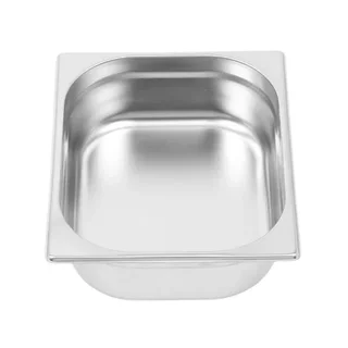 GN 2/3 Gastronorm Behälter Edelstahl - Höhe 100 mm - Fassungsvermögen 9 Liter