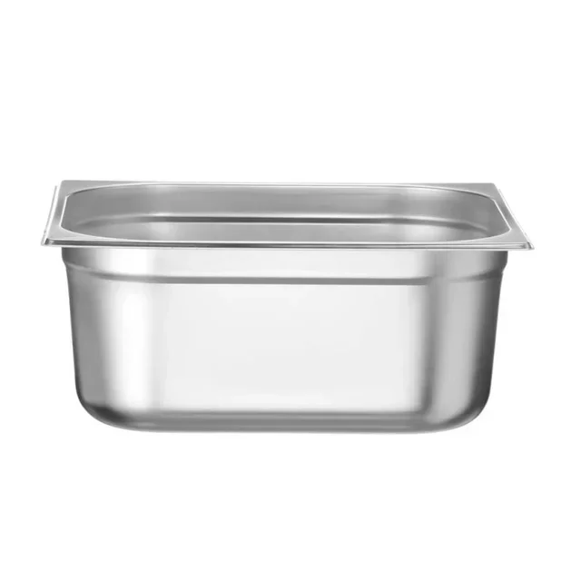 Bac Gastronorme GN 2/3 Inox - Hauteur 15 cm - Capacité 13 Litres