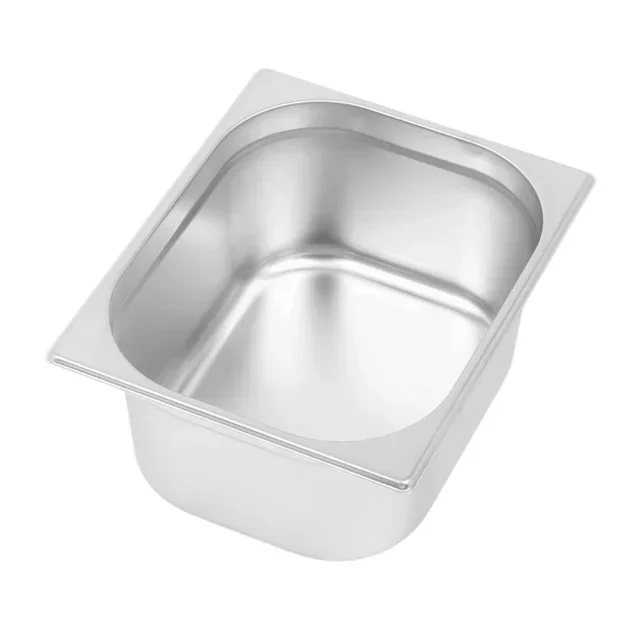 Bac Gastronorme GN 2/3 Inox - Hauteur 20 cm - Capacité 18 Litres