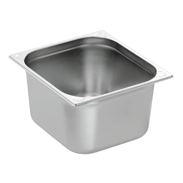 Bac Gastronorme GN 2/3 Inox - Hauteur 200 mm - Capacité 18 Litres