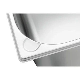 Gastronorm GN 2/3 Edelstahlbehälter - Tiefe 200 mm - Fassungsvermögen 18 Liter