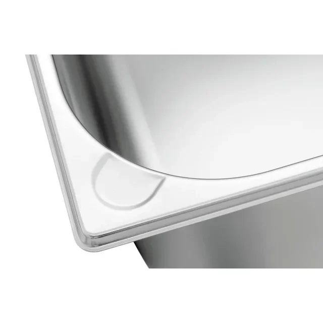 Gastronorm GN 2/3 Edelstahlbehälter - Tiefe 200 mm - Fassungsvermögen 18 Liter