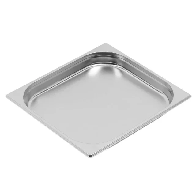 GN 2/3 Gastronorm Pan Stainless Steel - Depth 4 cm - Capacity 3 Liters