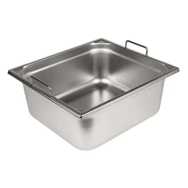 Cuba Gastronorm 2/3 Aço Inoxidável para Máquina de Temperar Chocolate