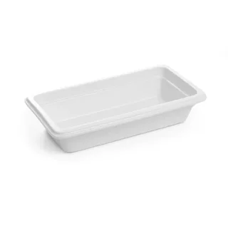 Bac Gastronorme Porcelaine Blanc - Format GN 1/3 Standard
