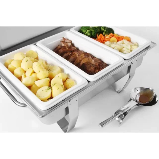 Bac Gastronorme Porcelaine Blanc - Format GN 1/3 Standard