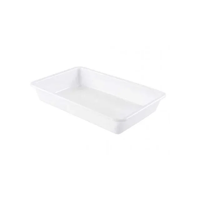Flat Storage Container 3 Litres White