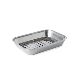 Stainless Steel Food Pan 320x230x55mm - Rectangular Container for Meat and Food Preparation