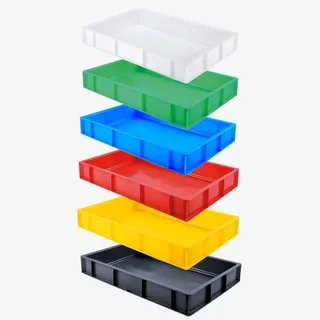 Bac de rangement 15L rouge 600x400 mm pour patons et laine