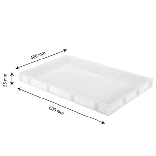 Chicken Feet Tray 9 Litres - White - 600 x 400 mm