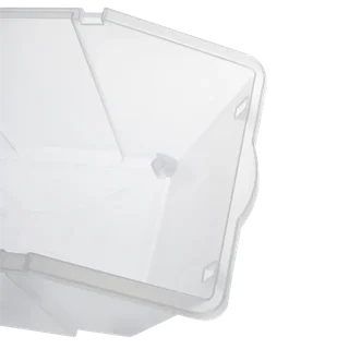 Set mit 2 Lebensmittel-Aufbewahrungsbehältern 30 Liter mit Deckel