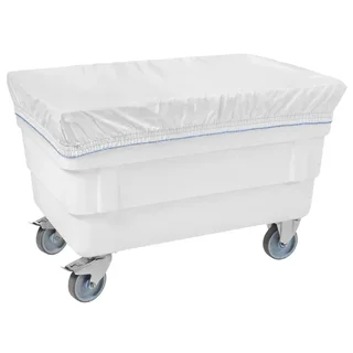 310 Liter Selbsttragender Aufbewahrungsbehälter mit Rädern Edelstahl